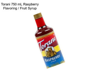 Torani 750 mL Raspberry Flavoring / Fruit Syrup