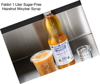 Fabbri 1 Liter Sugar-Free Hazelnut Mixybar Syrup