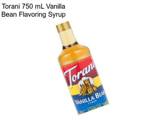 Torani 750 mL Vanilla Bean Flavoring Syrup