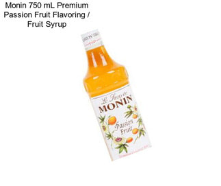 Monin 750 mL Premium Passion Fruit Flavoring / Fruit Syrup