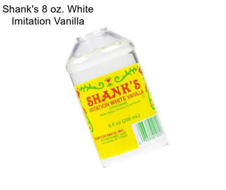 Shank\'s 8 oz. White Imitation Vanilla