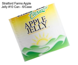 Stratford Farms Apple Jelly #10 Can - 6/Case