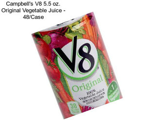 Campbell\'s V8 5.5 oz. Original Vegetable Juice - 48/Case