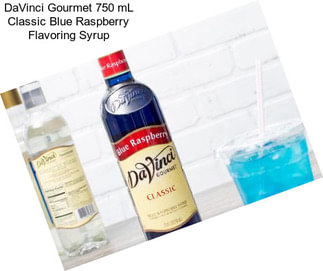 DaVinci Gourmet 750 mL Classic Blue Raspberry Flavoring Syrup