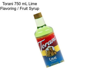 Torani 750 mL Lime Flavoring / Fruit Syrup