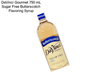 DaVinci Gourmet 750 mL Sugar Free Butterscotch Flavoring Syrup