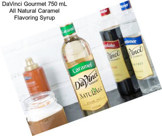 DaVinci Gourmet 750 mL All Natural Caramel Flavoring Syrup