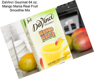 DaVinci Gourmet 64 oz. Mango Mania Real Fruit Smoothie Mix