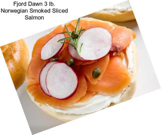 Fjord Dawn 3 lb. Norwegian Smoked Sliced Salmon