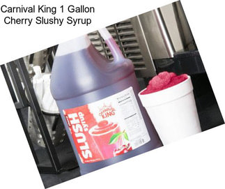 Carnival King 1 Gallon Cherry Slushy Syrup