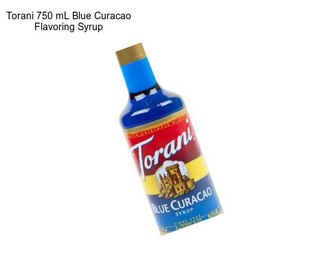 Torani 750 mL Blue Curacao Flavoring Syrup