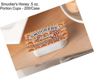 Smucker\'s Honey .5 oz. Portion Cups - 200/Case