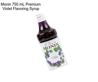 Monin 750 mL Premium Violet Flavoring Syrup