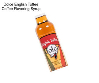 Dolce English Toffee Coffee Flavoring Syrup