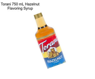 Torani 750 mL Hazelnut Flavoring Syrup