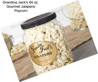 Grandma Jack\'s 64 oz. Gourmet Jalapeno Popcorn