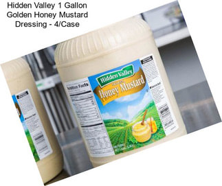 Hidden Valley 1 Gallon Golden Honey Mustard Dressing - 4/Case
