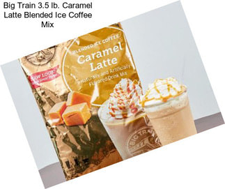 Big Train 3.5 lb. Caramel Latte Blended Ice Coffee Mix