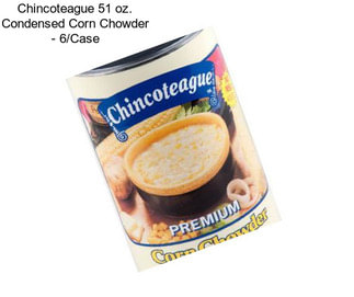 Chincoteague 51 oz. Condensed Corn Chowder - 6/Case