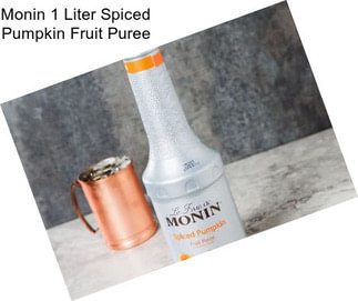 Monin 1 Liter Spiced Pumpkin Fruit Puree