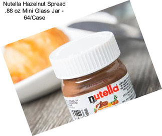 Nutella Hazelnut Spread .88 oz Mini Glass Jar - 64/Case