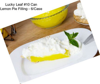 Lucky Leaf #10 Can Lemon Pie Filling - 6/Case