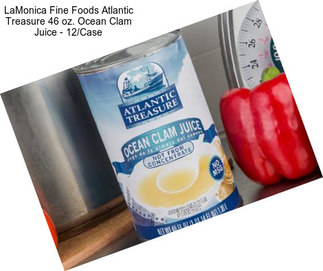 LaMonica Fine Foods Atlantic Treasure 46 oz. Ocean Clam Juice - 12/Case