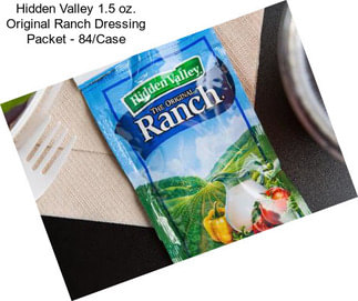 Hidden Valley 1.5 oz. Original Ranch Dressing Packet - 84/Case