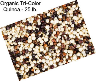 Organic Tri-Color Quinoa - 25 lb.