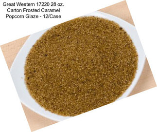 Great Western 17220 28 oz. Carton Frosted Caramel Popcorn Glaze - 12/Case
