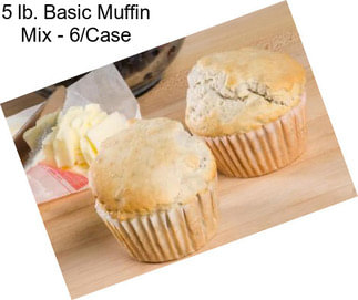 5 lb. Basic Muffin Mix - 6/Case