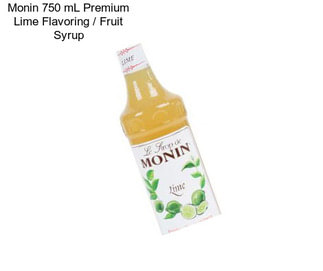 Monin 750 mL Premium Lime Flavoring / Fruit Syrup