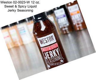 Weston 02-0023-W 12 oz. Sweet & Spicy Liquid Jerky Seasoning