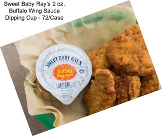 Sweet Baby Ray\'s 2 oz. Buffalo Wing Sauce Dipping Cup - 72/Case