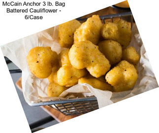 McCain Anchor 3 lb. Bag Battered Cauliflower - 6/Case