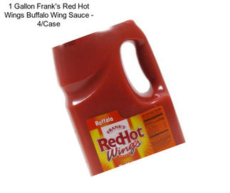 1 Gallon Frank\'s Red Hot Wings Buffalo Wing Sauce - 4/Case