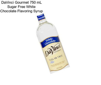 DaVinci Gourmet 750 mL Sugar Free White Chocolate Flavoring Syrup