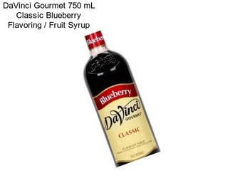 DaVinci Gourmet 750 mL Classic Blueberry Flavoring / Fruit Syrup
