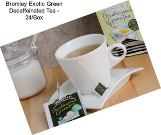 Bromley Exotic Green Decaffeinated Tea - 24/Box