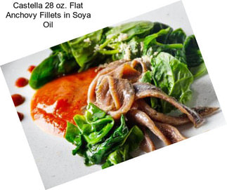 Castella 28 oz. Flat Anchovy Fillets in Soya Oil