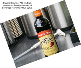DaVinci Gourmet 750 mL Fruit Innovations Pomegranate Cold Beverage Flavoring / Fruit Syrup