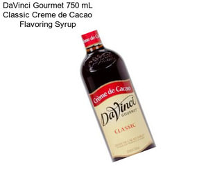 DaVinci Gourmet 750 mL Classic Creme de Cacao Flavoring Syrup