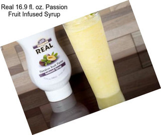 Real 16.9 fl. oz. Passion Fruit Infused Syrup