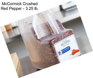 McCormick Crushed Red Pepper - 3.25 lb.