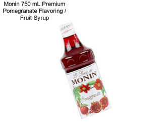Monin 750 mL Premium Pomegranate Flavoring / Fruit Syrup