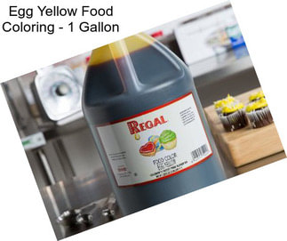 Egg Yellow Food Coloring - 1 Gallon