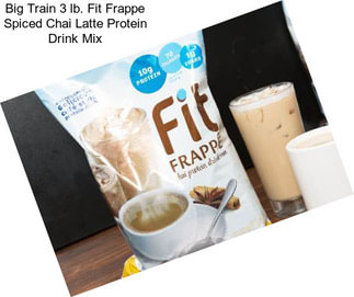 Big Train 3 lb. Fit Frappe Spiced Chai Latte Protein Drink Mix