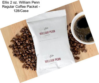 Ellis 2 oz. William Penn Regular Coffee Packet - 128/Case