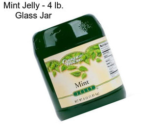 Mint Jelly - 4 lb. Glass Jar