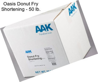 Oasis Donut Fry Shortening - 50 lb.